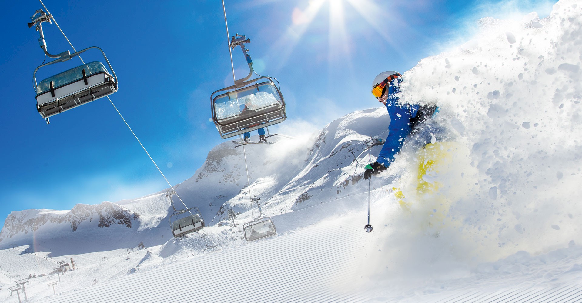 Skifahren Dolomiten